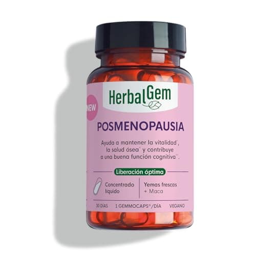 Detalle de HERBALGEM Gemmocaps Postmenopausia 30 cápsulas
