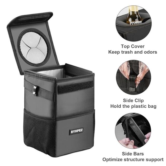 Detalle de Ryhpez Car Trash Can 1.75 gal