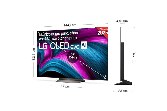 Detalle 2 de LG OLED C5 65" 4K 2025 + barra SC9S