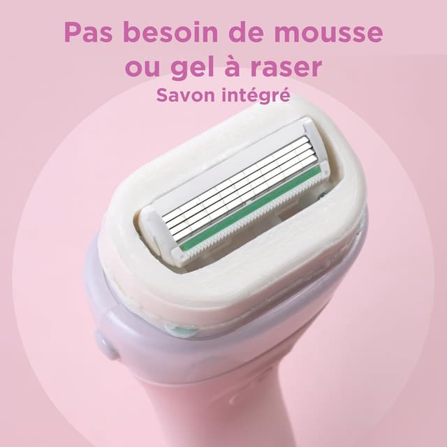 Detalle 2 de Wilkinson Sword Intuition Ultra Moisture – Lames de rasoir pour femme, pack de 3