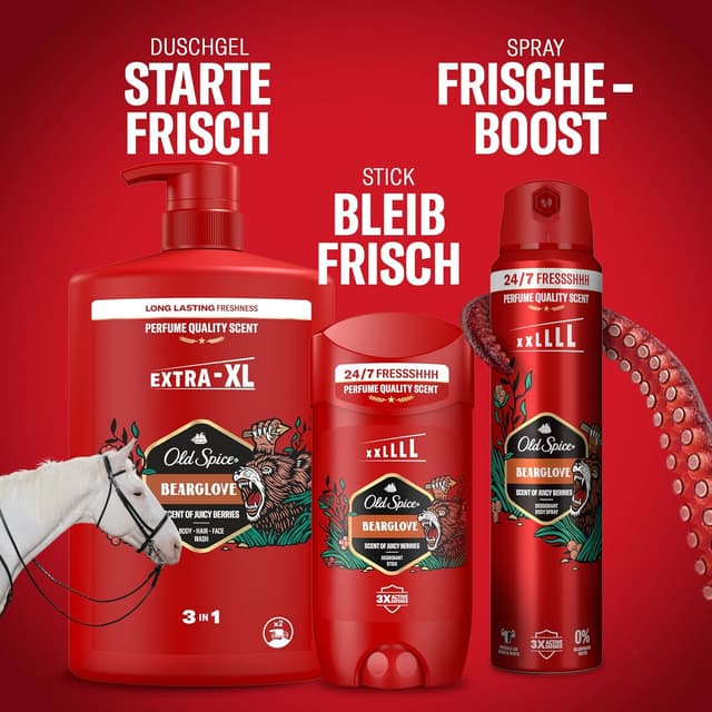 Thumbnail 6 de Old Spice Bearglove 3-in-1 Duschgel 1000 ml