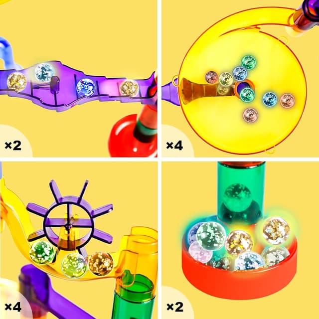 Thumbnail 3 de Glowing Marble Run Super Set