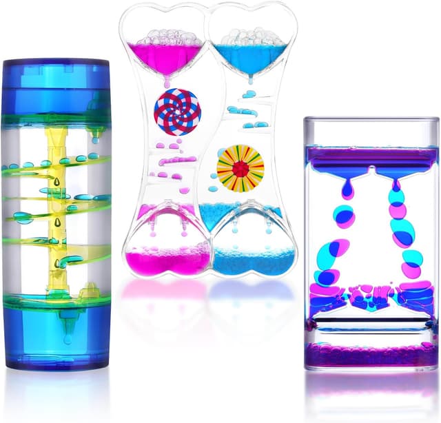 Detalle de OSDUE Minuteur sensoriel Liquide lot de 3 ⏳📦📌📱🎈