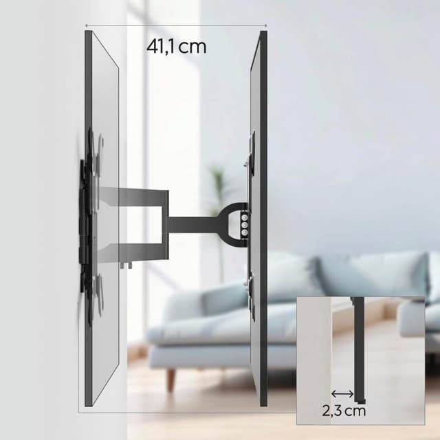 Thumbnail 4 de Hama TV Wandhalterung 37-90 Zoll VESA 600x400