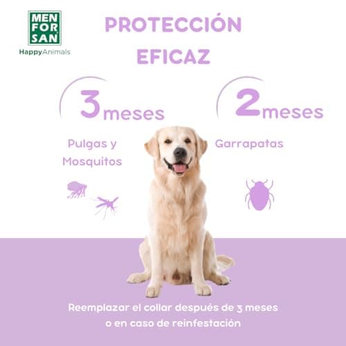 Thumbnail 4 de MENFORSAN Pack 4 collares anti-insectos para perros