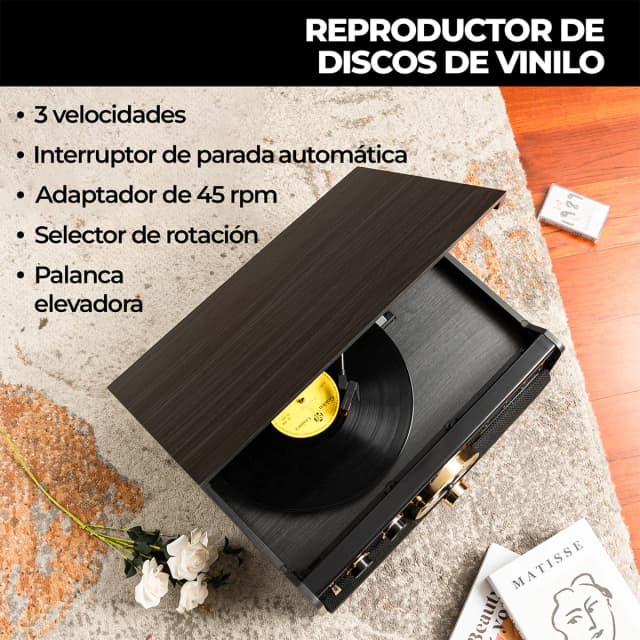 Thumbnail 5 de Rockolla Vanguard tocadiscos 6 en 1