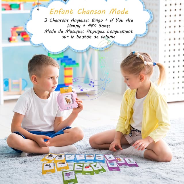 Thumbnail 2 de Dokkita Französisch Lernkarten 2 bis 6 Jahre