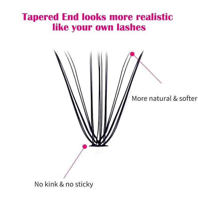 Thumbnail 4 de FADLASH Wimpern Cluster 20D 0.07-C 8–16 mm