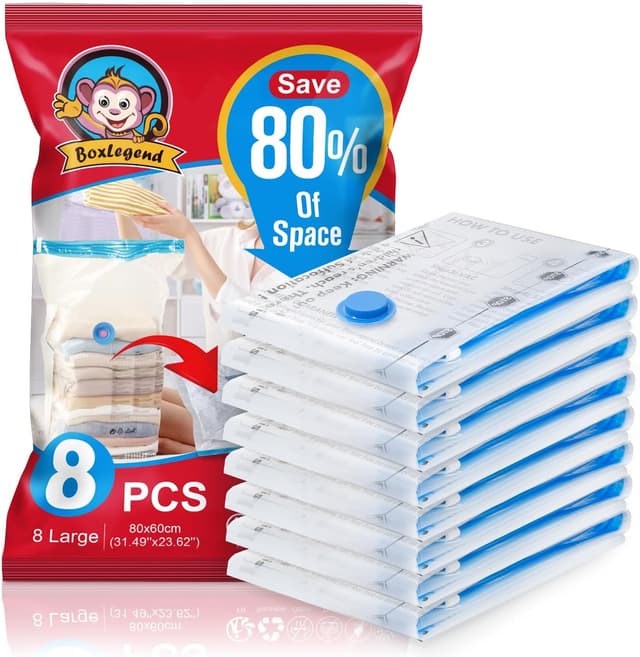 Detalle de BoxLegend Vakuumbeutel 8er Set 80×60 cm