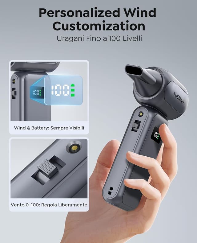 Thumbnail 2 de YUSMAN Soffiatore Turbo 180000 RPM 🧹