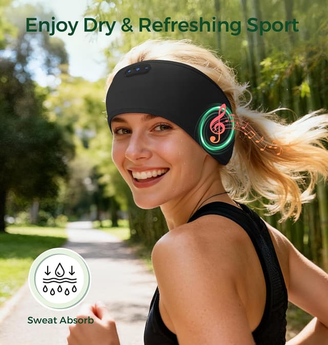 Detalle de MUSICOZY Sleep headphones with 16-hour Bluetooth