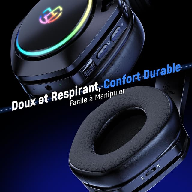 Thumbnail 3 de Tatybo WT01 Casque Gaming sans Fil