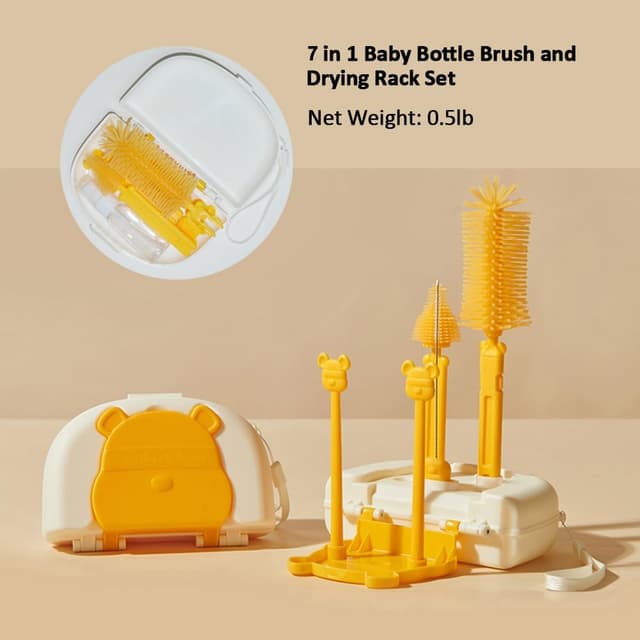 Thumbnail 3 de EMTSEB 7-in-1 baby bottle brush set