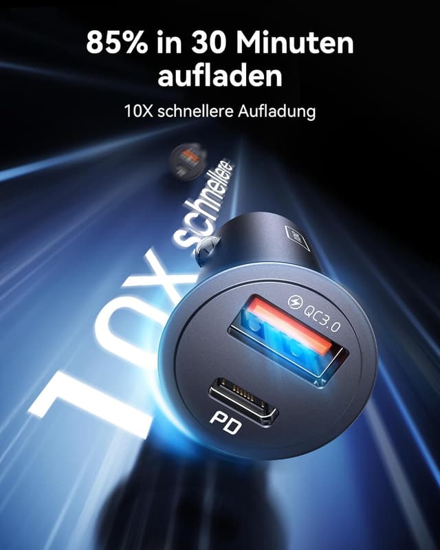 Detalle de INIU Zigarettenanzünder 60W Auto Adapter