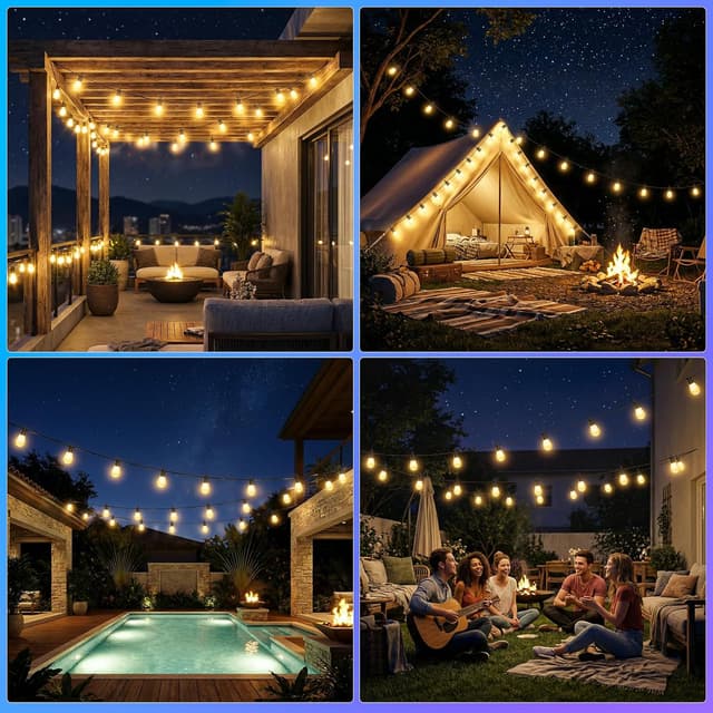 Thumbnail 6 de Light-Brightly Catena LED da esterno 21 m