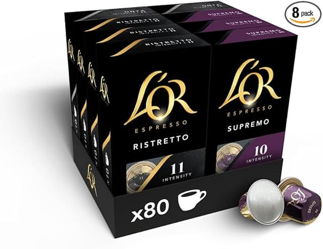 Imagen de L'OR Espresso Surtido Intenso ☕️ 80 Cápsulas Nespresso en OfertitasTOP
