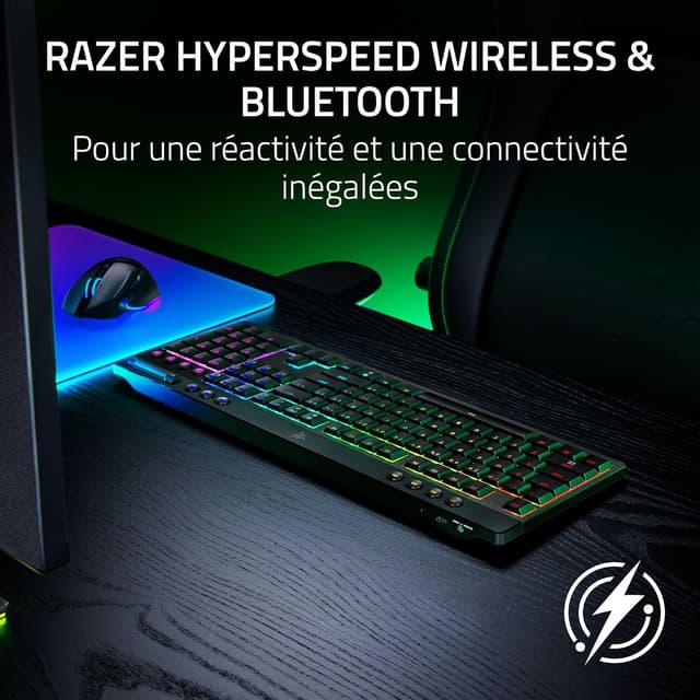 Thumbnail 2 de Razer BlackWidow V4 Low-Profile HyperSpeed clavier gaming
