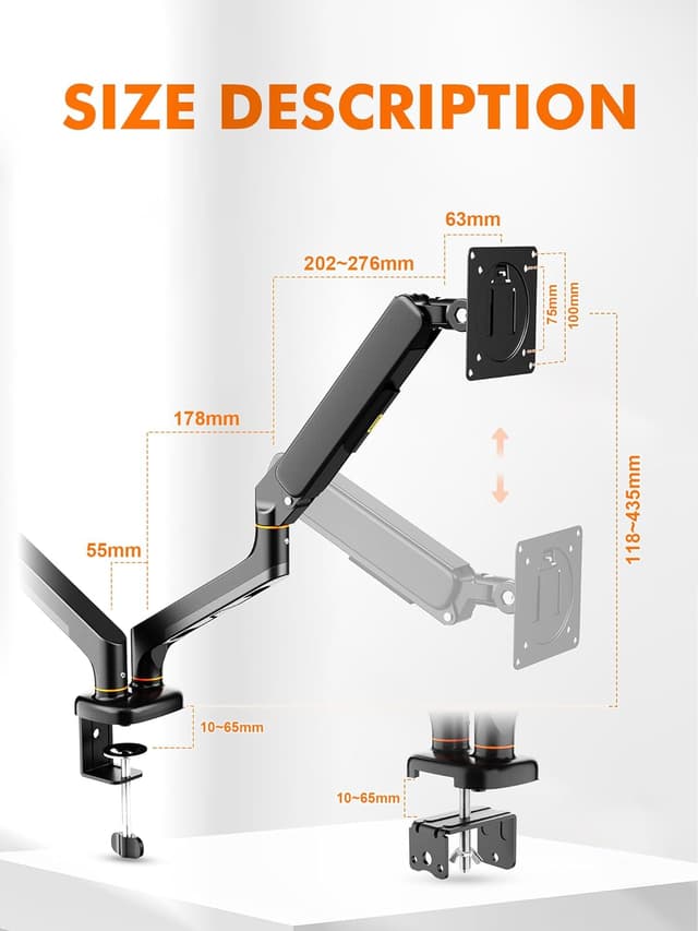 Thumbnail 7 de Ibergrif MA001-2 Soporte Doble para Monitores de 13"-32" 🖥️🖥