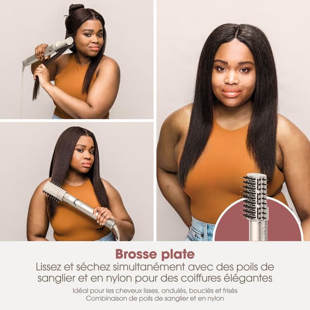 Detalle 2 de Shark FlexStyle styler à air chaud multi-styles avec boucleurs auto-enroulants, 5 accessoires