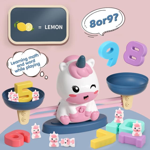 Thumbnail 3 de 66PCS Unicorn Balance Math Toy