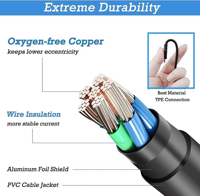 Detalle de Laptop Ladekabel 45W 19,5V für HP Elitebook Probook