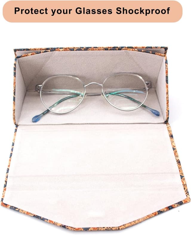 Detalle 2 de Boshiho Brillenetui veganes Korkformat 16×7×6 cm