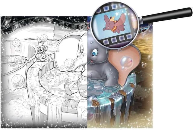 Detalle de Ravensburger Puzzle Disney Memorable Moments 40320 da 680 x 192 cm, 14+ anni, 40.000 pezzi