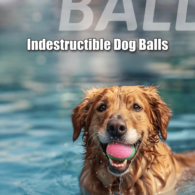 Detalle de Speedy Panther Speedy Panther 6 Pack Indestructible Dog Balls (Squeaky Rubber Chew Toys)