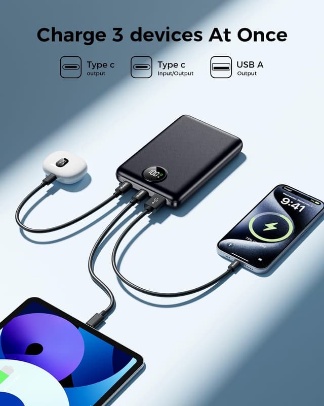 Detalle de Power Bank 10000mAh Portable Charger