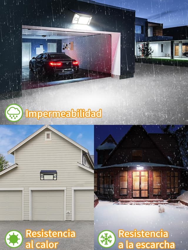 Thumbnail 6 de intelamp Luz Solar Exterior 1300LM Sensor Movimiento 4000mAh IP65 ☀