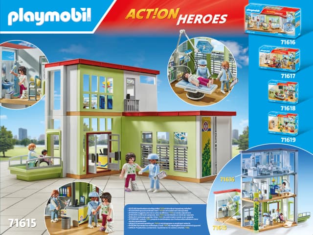 Thumbnail 4 de PLAYMOBIL Hospital moderno juego de hospital