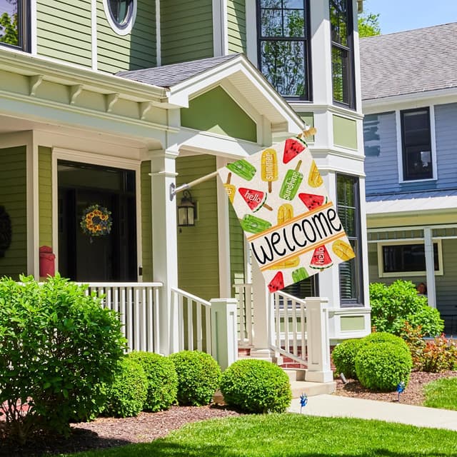 Thumbnail 3 de FUYUCHEN Summer Garden Flag 12x18 Inch popsicles outdoor flag 🏳