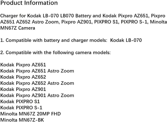Detalle de USB Dual Battery Charger for LB-070 / LB070 camera batteries (USB plug, two-bay charging)