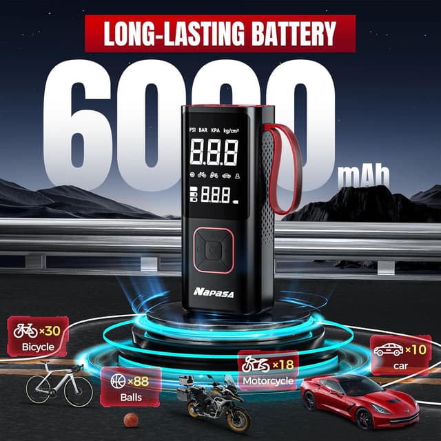 Thumbnail 4 de Digital Tyre Inflator 150 PSI, 6000mAh