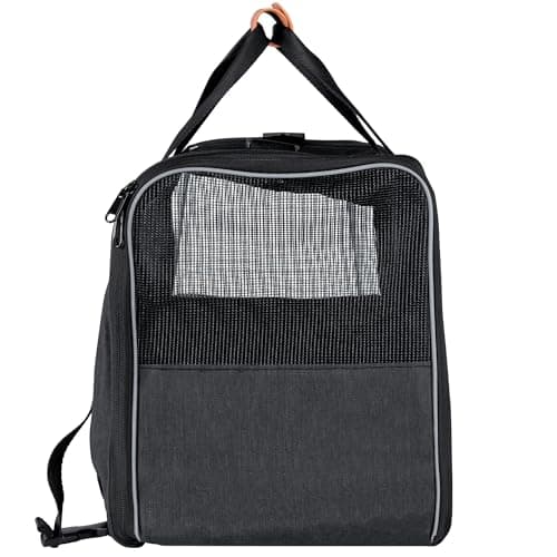 Thumbnail 8 de T-LOVENDO.ES Transportín para perros y gatos transpirable con colchón y tres puertas (12x44x24 cm)