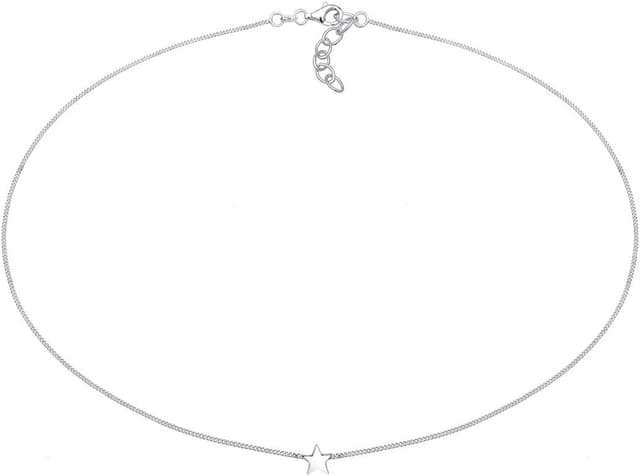 Detalle de Elli Halskette Stern Anhänger 36 cm Silber