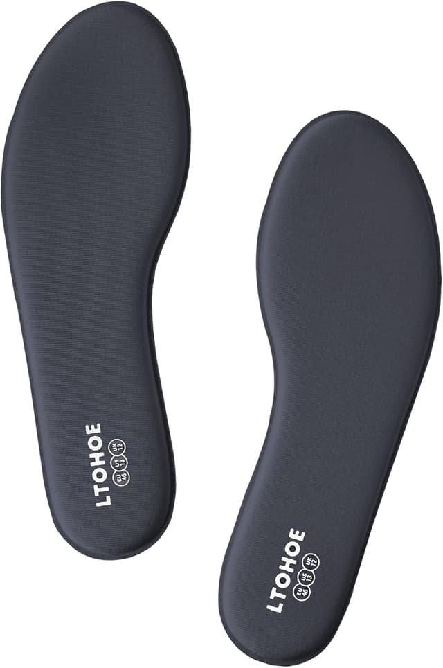 Detalle de Memory Foam Insoles (Men & Women) – Cushioned Shock-Absorbing Shoe Inserts UK Size 3 to 12