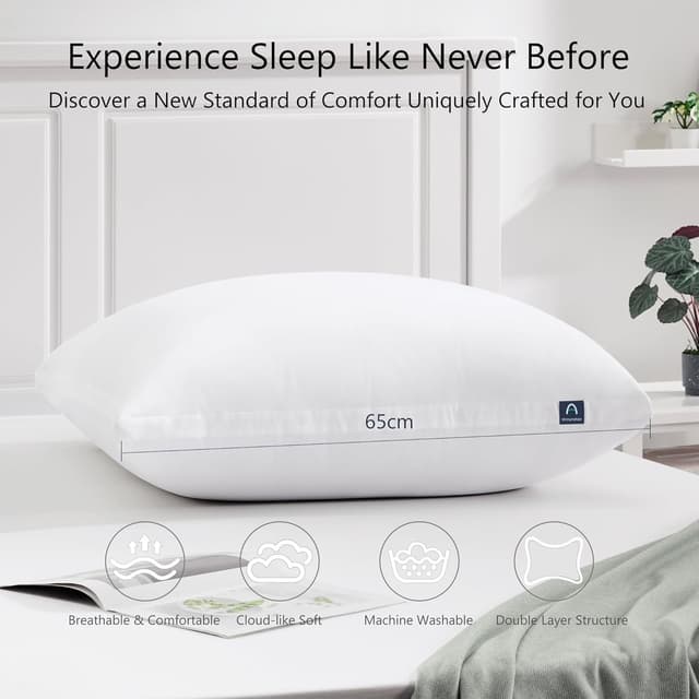 Thumbnail 4 de ACCURATEX Oreillers hybrides 60x60cm réglables