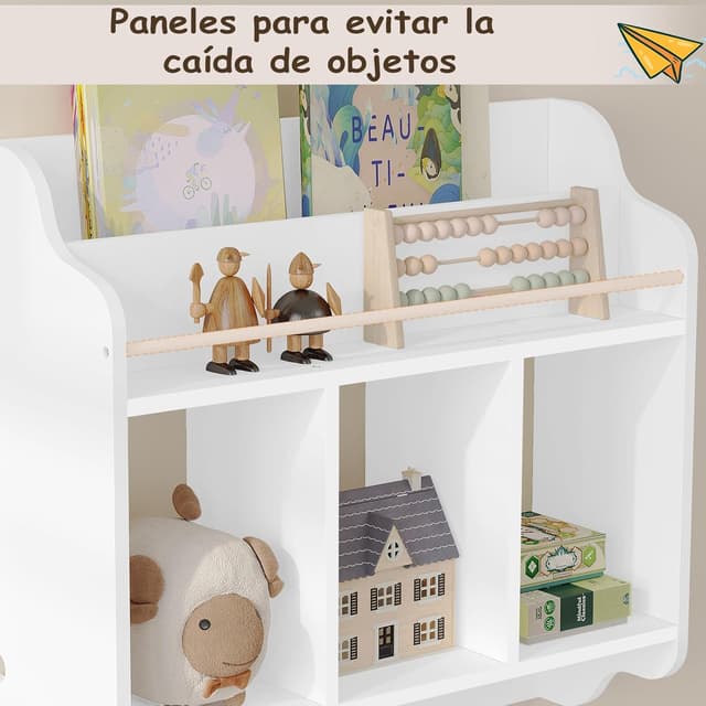 Thumbnail 5 de WOLTU Estantería Pared para Niños 60x20x57 cm