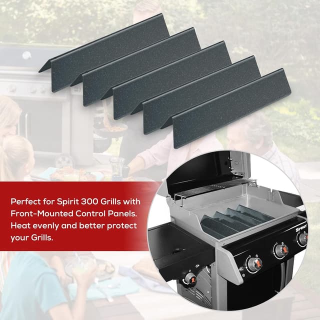 Thumbnail 6 de Coisien Barres Flavorizer 7636 (38,8/38,9 cm) en porcelaine pour Weber Spirit 300 E310/E320/E330