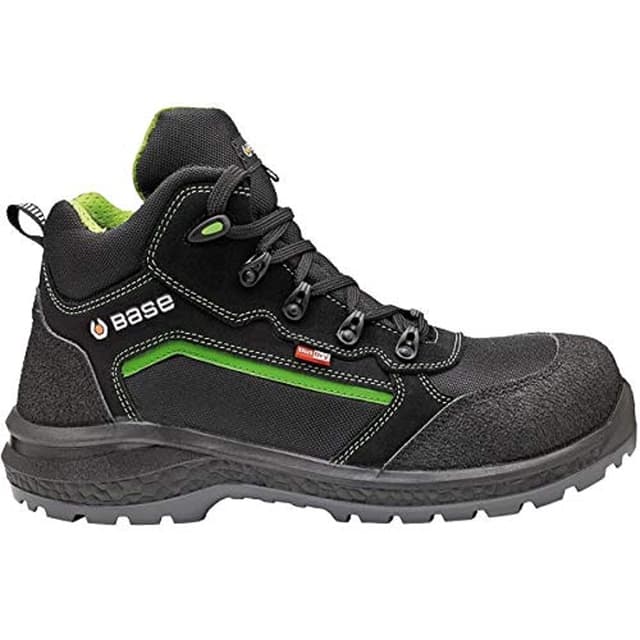 Detalle 2 de Base Protection Be-Powerful Top – bottes de sécurité imperméables S3 WR, noir et vert, taille 50