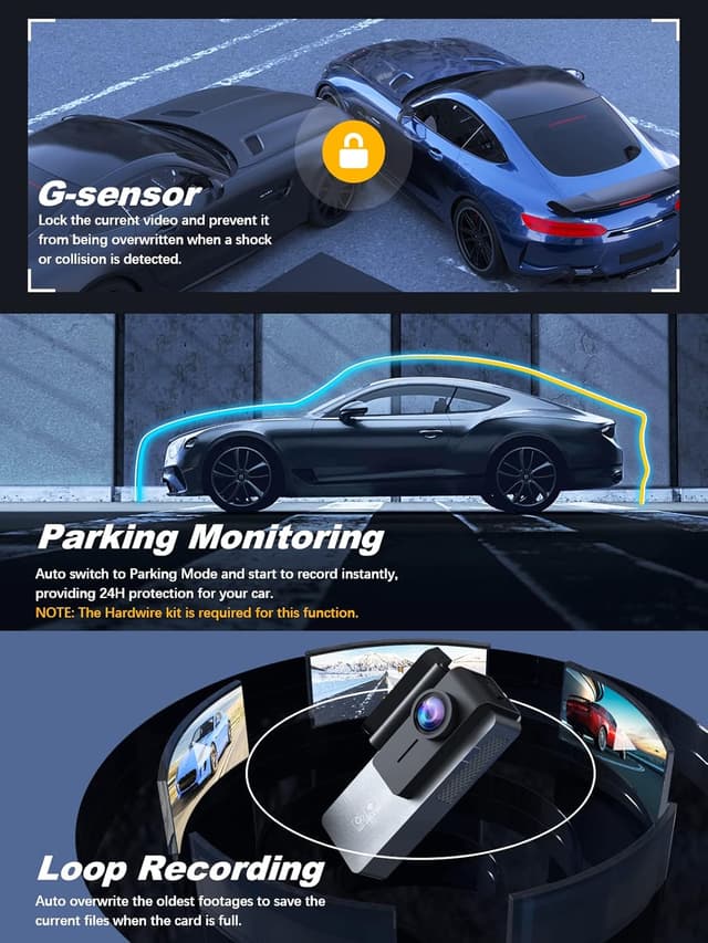 Thumbnail 5 de ARIFAYZ Q4 Dash Cam 4K