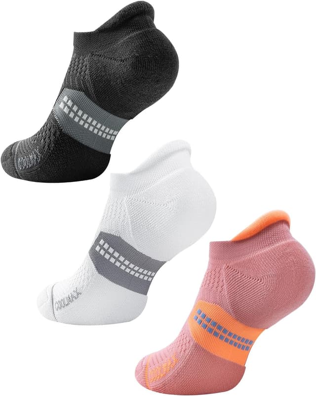 Detalle de Juclise Calzini da corsa invisibili con compressione 15-20 mmHg Coolmax Bamboo da donna