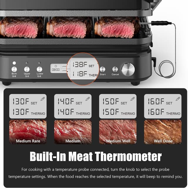 Thumbnail 4 de CATTLEMAN Panini Grill Press 1600W 🥪