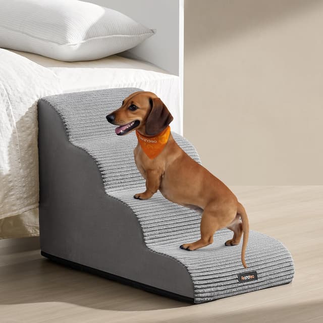 Detalle 2 de Feandrea PPS004G01 4-step dog stairs