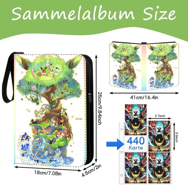 Detalle 2 de Sammelalbum für Karten 440 Karten