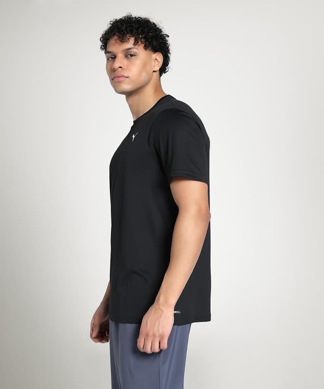 Detalle 2 de PUMA M Tad Essential Poly Texture Tee – T-shirt mixte à coupe classique (lot de 1)