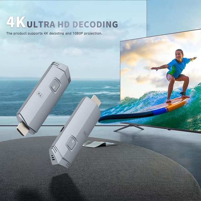 Thumbnail 5 de Wireless HDMI Transmitter and Receiver 4K Plug & Play