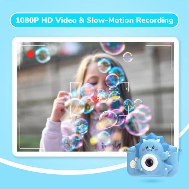 Detalle 2 de HiMont Cámara infantil 1080P 32G