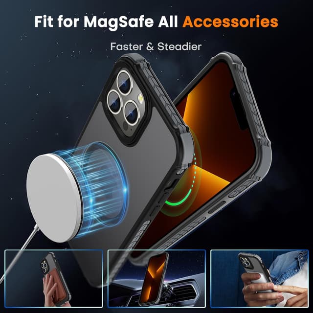 Thumbnail 3 de DEERLAMN Magnetic Case iPhone 15 Pro Max